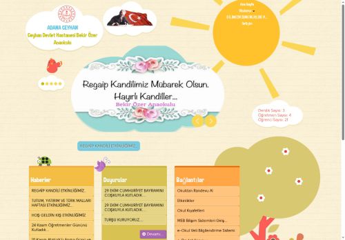 Ceyhan Devlet Hastanesi Bekir Özer Anaokulu - ADANA / CEYHAN