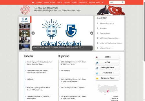Şehit Mustafa Göksal Anadolu Lisesi - ADANA / YÜREĞİR