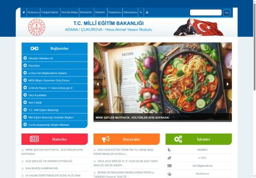 Hoca Ahmet Yesevi İlkokulu - ADANA / ÇUKUROVA