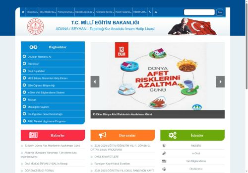 Tepebağ Kız Anadolu İmam Hatip Lisesi - ADANA / SEYHAN