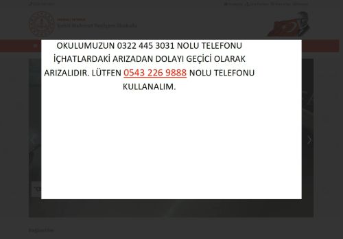 Şehit Mahmut YeŞilçam İlkokulu - ADANA / SEYHAN