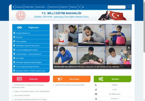 Şakirpaşa Özel Eğitim Meslek Okulu - ADANA / SEYHAN