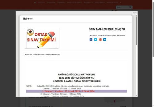 Fatin Rüştü Zorlu Ortaokulu - ADANA / YÜREĞİR