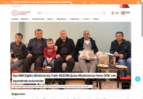 POZANTI İLÇE MİLLÎ EĞİTİM MÜDÜRLÜĞÜ - MEB ADANA