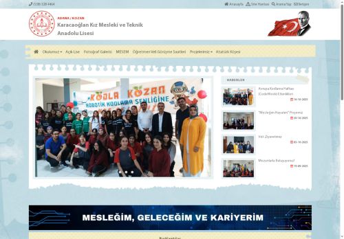 Karacaoğlan Kız Mesleki ve Teknik Anadolu Lisesi - ADANA / KOZAN