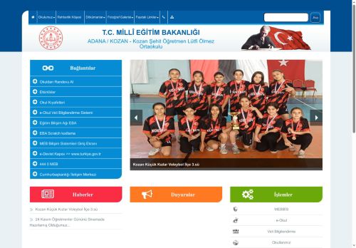 Kozan Şehit Öğretmen Lütfi Ölmez Ortaokulu - ADANA / KOZAN