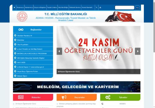 Ramazanoğlu Ticaret Mesleki ve Teknik Anadolu Lisesi - ADANA / KOZAN