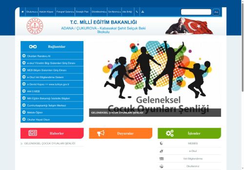 Kabasakal Şehit Selçuk Beki İlkokulu - ADANA / ÇUKUROVA