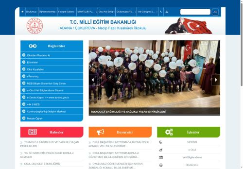 Necip Fazıl Kısakürek İlkokulu - ADANA / ÇUKUROVA