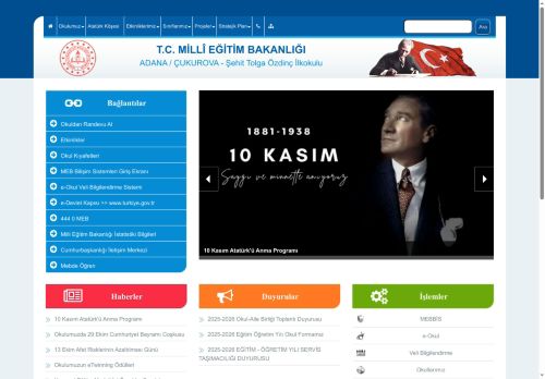 Şehit Tolga Özdinç İlkokulu - ADANA / ÇUKUROVA