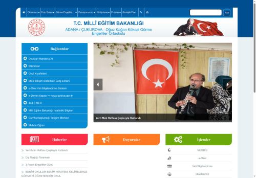 Oğuz Kağan Köksal Görme Engelliler Ortaokulu - ADANA / ÇUKUROVA