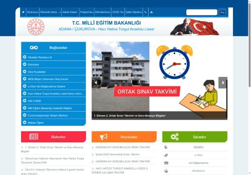 Hacı Hatice Turgut Anadolu Lisesi - ADANA / ÇUKUROVA
