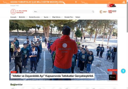 YUMURTALIK İLÇE MİLLÎ EĞİTİM MÜDÜRLÜĞÜ - MEB ADANA