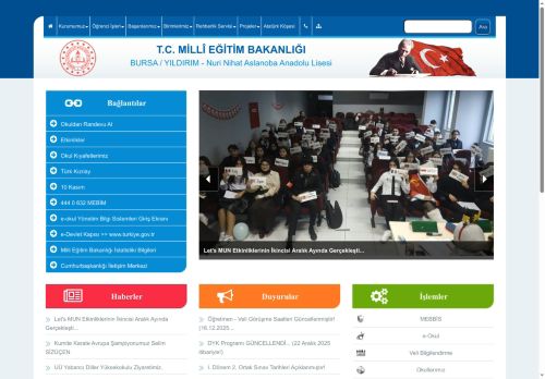 Nuri Nihat Aslanoba Anadolu Lisesi - BURSA / YILDIRIM