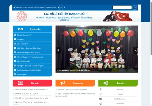 Sait Süheyla Bildirener İmam Hatip Ortaokulu - BURSA / YILDIRIM