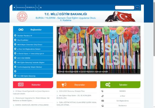 Samanlı Özel Eğitim Uygulama Okulu II. Kademe - BURSA / YILDIRIM