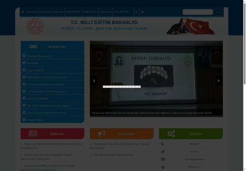 Şehit Polis Bülent Aslan İlkokulu - BURSA / YILDIRIM