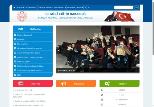 Şehit Zeki Burak Okay Ortaokulu - BURSA / YILDIRIM