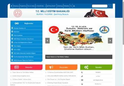 Şerif Artış İlkokulu - BURSA / YILDIRIM