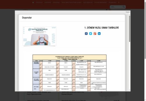 Yıldırım Beyazıt Anadolu Lisesi - BURSA / YILDIRIM