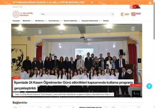 DAZKIRI İLÇE MİLLÎ EĞİTİM MÜDÜRLÜĞÜ - MEB AFYONKARAHİSAR