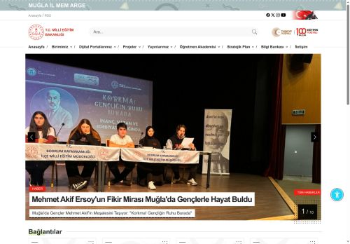 Muğla Okul Evimde Portalı