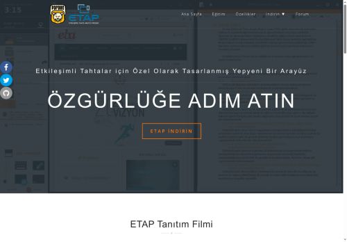 Pardus Etkileşimli Tahta Arayüzü Projesi – TÜBİTAK BİLGEM Yazılım Teknolojileri Araştırma Enstitüsü (YTE)