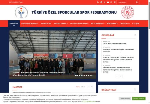 Türkiye Özel Sporcular Spor Federasyonu – Daha Hızlı, Daha Güçlü, Daha Yüksek…