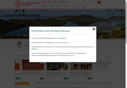 T.C. Kültür ve Turizm Bakanlığı - Antalya İl Kültür ve Turizm Müdürlüğü