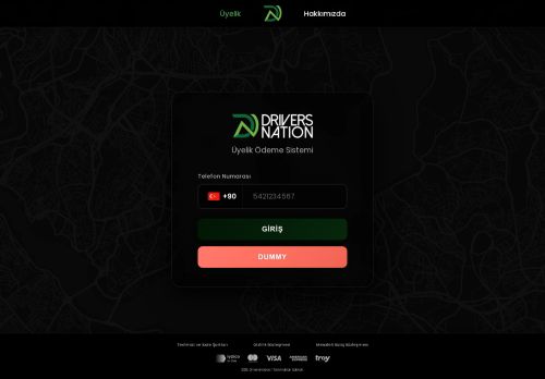 Üyelik - Drivers Nation