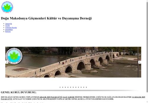 Doğu Makedonya Göçmenleri Kültür ve Dayanışma Derneği