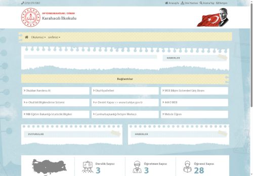 Karahacılı İlkokulu - AFYONKARAHİSAR / DİNAR
