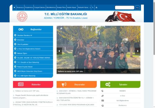 75.Yıl Anadolu Lisesi - ADANA / YÜREĞİR