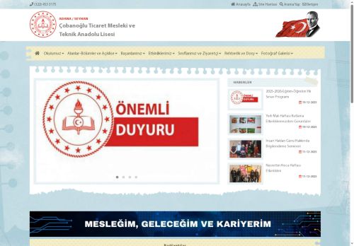 Çobanoğlu Ticaret Mesleki ve Teknik Anadolu Lisesi - ADANA / SEYHAN