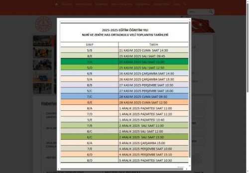 Nuri ve Zekiye Has Ortaokulu - ADANA / SEYHAN