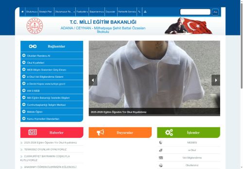 Mithatpaşa Şehit Battal Özaslan İlkokulu - ADANA / CEYHAN