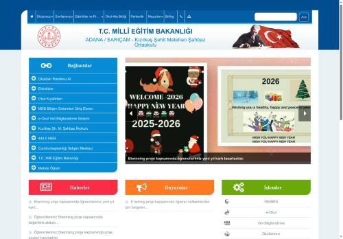 Kızılkaş Şehit Metehan Şahbaz Ortaokulu - ADANA / SARIÇAM