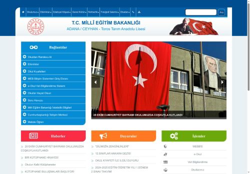 Toros Tarım Anadolu Lisesi - ADANA / CEYHAN