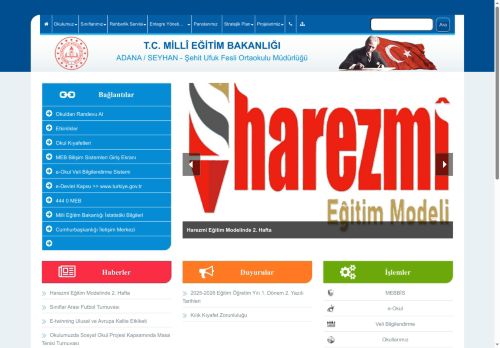 Şehit Ufuk Fesli Ortaokulu Müdürlüğü - ADANA / SEYHAN