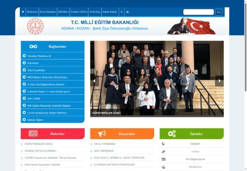 Şehit Ziya Özkozanoğlu Ortaokulu - ADANA / KOZAN