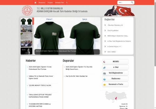 Hocallı Türk Kadınlar Birliği Ortaokulu - ADANA / SARIÇAM