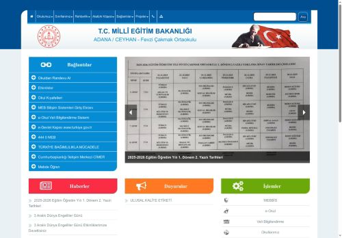 Fevzi Çakmak Ortaokulu - ADANA / CEYHAN