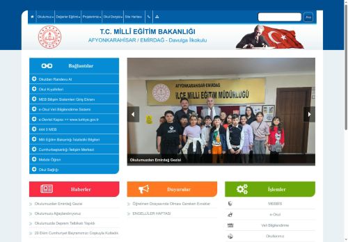 Davulga İlkokulu - AFYONKARAHİSAR / EMİRDAĞ