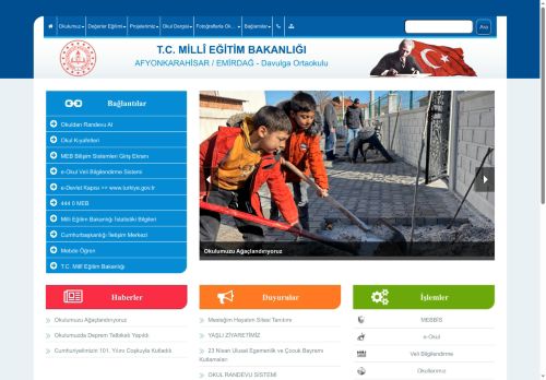 Davulga Ortaokulu - AFYONKARAHİSAR / EMİRDAĞ