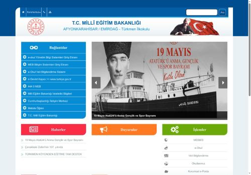 Türkmen İlkokulu - AFYONKARAHİSAR / EMİRDAĞ