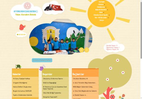 Yukarı Kurudere İlkokulu - AFYONKARAHİSAR / EMİRDAĞ
