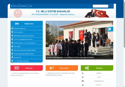 Madenler İlkokulu - AFYONKARAHİSAR / EVCİLER