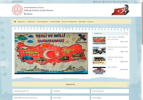 Gökçek Doktor Sadık Ahmet İlkokulu - AFYONKARAHİSAR / EVCİLER