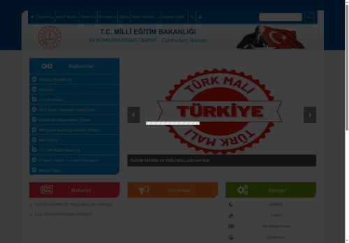 Cumhuriyet İlkokulu - AFYONKARAHİSAR / BAYAT