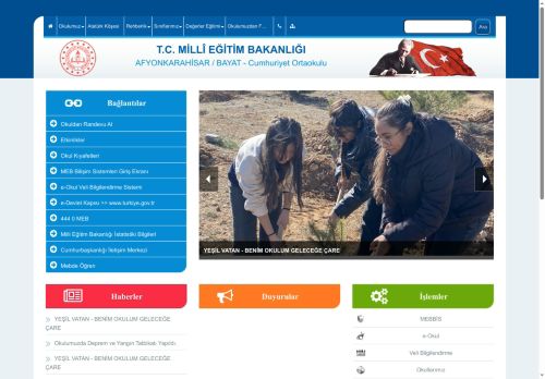 Cumhuriyet Ortaokulu - AFYONKARAHİSAR / BAYAT